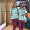 African Print Scrubs