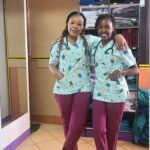 African Print Scrubs
