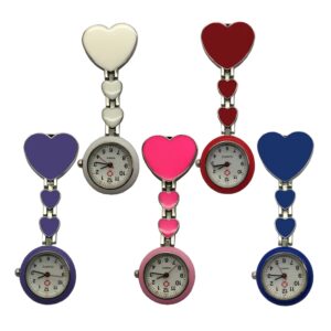 Heart Themed Fob Nurse Watches